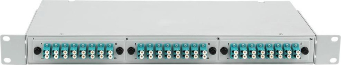 Кросс Suprlan 09-0257-3 19" 1U 24xLC дупл. 50/125 OM3