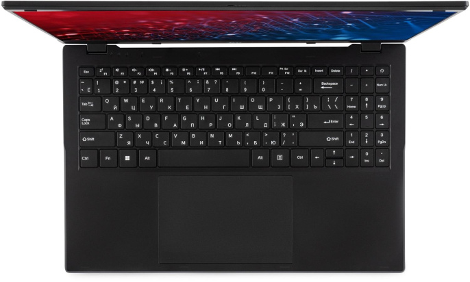 Ноутбук IRU Planio 15ING Celeron N4500 8Gb SSD512Gb Intel UHD Graphics 15.6" IPS FHD (1920x1080) Windows 11 Pro 64 black WiFi BT Cam 6000mAh (2140838)