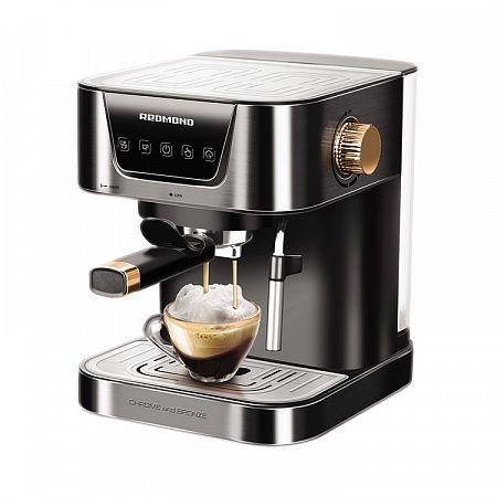 Кофеварка Redmond RCM-CBM1514, рожковая, бронзовый