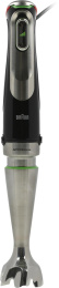 Блендер погружной Braun MQ9135XI 1200Вт черный/серебристый 0X22111366
