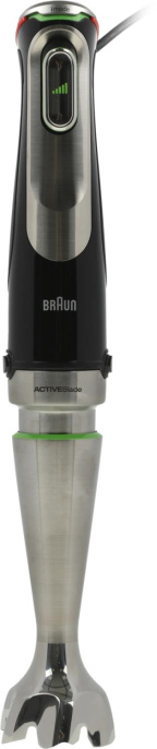 Блендер погружной Braun MQ9135XI 1200Вт черный/серебристый 0X22111366