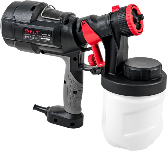 Краскораспылитель P.I.T. PSG3021-C электрический, 500 Вт, 800мл/мин, емкость 900мл