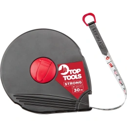 Лента измерительная, стекловолокно, 30 м Top Tools 28C513