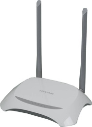 Wi-Fi роутер TP-LINK TL-WR840N,  Wi-Fi 4,  N300,  2.4ГГц, 4 LAN,  белый