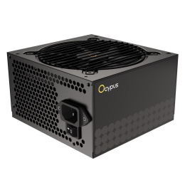 Блок питания Ocypus Gamma P550 BK 550W (Gamma-P550-W1HDBK024X-EU) (ATX 12V V2.53, 80Plus 230V EU White (КПД 85%), 3,3V-15А, 5V-15А, 12V-45.8А, -12V-0.3А, 5Vsb-2.5А, 1x24pin, 2х4+4pin, 2х6+2pin, 6хSATA, 2x4Pin Peripheral, OVP/SCP/OPP, 120mm, Hydraulic bear