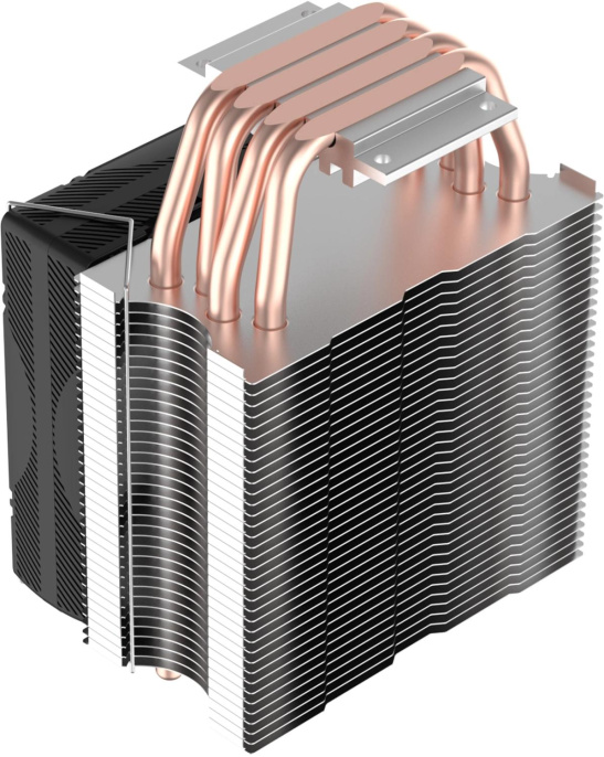 Устройство охлаждения (кулер) Digma D-CPC150-PWM1,  4-pin,  90мм,  черный,  retail