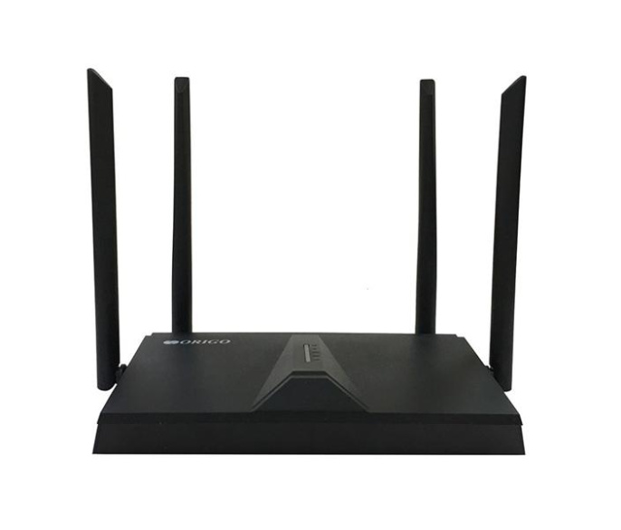 Wi-Fi роутер ORIGO OWR1830AXG, Wi-Fi 5, AX1800, 2.4/5ГГц, 3 LAN, черный [owr1830axg/a1a]