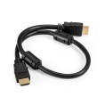 Кабель HDMI ExeGate EX-CC-HDMI2-0.5F (19M/19M, v2.0, 0,5м, 4K UHD, Ethernet, ферритовые кольца, позолоченные контакты) EX287721RUS