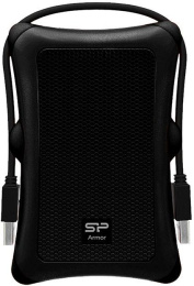 1ТБ Внешний диск HDD Silicon Power Armor A30 SP010TBPHDA30S3A, USB 3.0, черный