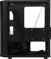 Корпус mATX Aerocool Trinity Mini-G-BK v2, Mini-Tower, без БП, черный [accs-pv32033.11]