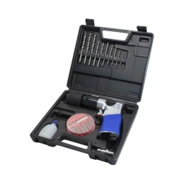 Пневмодрель с реверсом, набором бит и сверл ROCKFORCE 20 предметов RF-RP7810(50376)