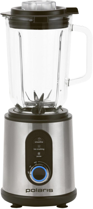 Блендер Polaris PTB 1834G, стационарный, серебристый/черный