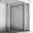 Шкаф телекоммуникационный 19" настенный 9U ExeGate EC-WM-9U.450.G.GREY (19”, 9U, 600x450x500mm (ШхГхВ), передняя дверь закаленное стекло, съемные боковые панели, пыле- и влагозащита IP23, светло-серый RAL 7035) EX298601RUS