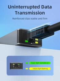 USB-Хаб CABLETIME CB57G (CT-CML2500-AG) – USB 3.0 Type-C, 2.5G RJ45 для ноутбуков