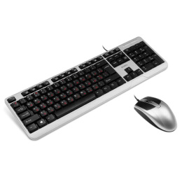 Комплект клавиатура+мышь проводной SVEN KB-S330C черный (USB, 1200dpi) (SV-017309)