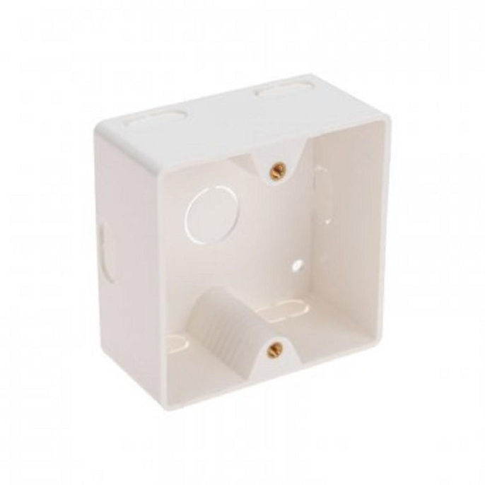 Rexant 03-0126 Короб накладной для лицевых панелей 80х80 под 2 модуля 45х22,5 Mosaic