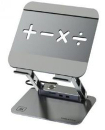 Подставка CABLETIME CS51G (CT-LS08H-AG) с док-станцией для ноутбука, планшета 8-в-1 с экраном 14–17,3 дюйма Space Grey