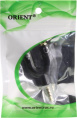 Аудио адаптер для гарнитуры наушники с микрофоном ORIENT C775 2 x jack 3.5 mm - jack 3.5 mm 4-pole , черный