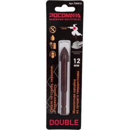 Сверло по стеклу, керамике и керамограниту 12 мм РОСОМАХА 720012