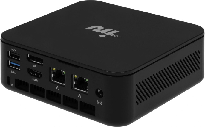 Неттоп IRU Planio 325 Ryzen 5 3500U 2.1 8Gb SSD256Gb Vega 8 без ОС GbitEth WiFi BT 65W черный RUS 2180213