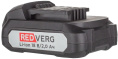 Батарея аккумуляторная REDVERG 730011, 18В, 2Ач, Li-Ion