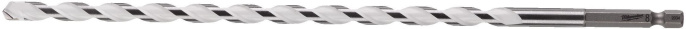 Сверло Milwaukee 8x260 мм HEX (4932471105) (для использования с ударными шуруповертами и всеми типами инструментов с трехкулачковым патроном, позволяет сверлить бетон, кирпич, черепицу, газобетонные блоки, тонкий металл, алюминий, керамическую плитку от м