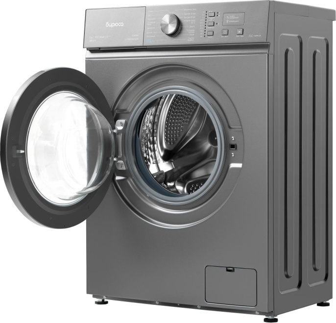 Стиральная машина Бирюса WM-SM510/10 M класс: A+++ загр.фронтальная макс.:5кг серый инвертор
