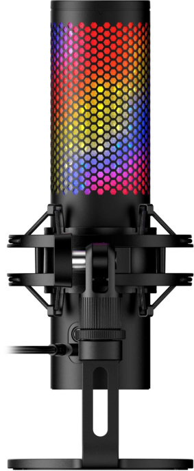 Микрофон проводной HyperX QuadCast 2 S 3м черный (9A273AA)