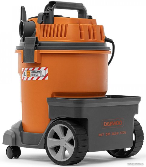 Строительный пылесос Daewoo DAVC 2014S, оранжевый