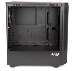 Корпус ATX HIPER PB81, Midi-Tower, без БП, черный