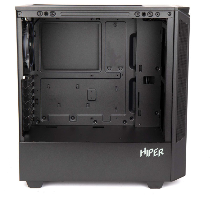 Корпус ATX HIPER PB81, Midi-Tower, без БП, черный