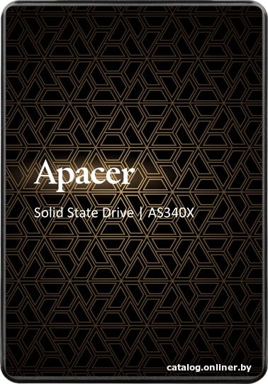 Накопитель SSD 2.5" SATA-III Apacer 240GB AS340X AP240GAS340XC-1 550/520MBps TLC