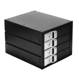 Корзина для HDD ExeGate HS435-01 (универсальная, на 4*3,5" SATA/SAS HDD, занимает 3*5,25" отсека, RTL) EX264645RUS