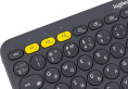 Клавиатура беспроводная Logitech K380 (DARK GREY, Multi-Device, Bluetooth Classic (3.0), 2 батарейки типа ААА)