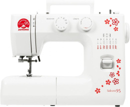 Швейная машина Janome Sakura 95 белый/цветы