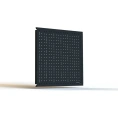 Металлическая перфопанель ООО Металекс Metalex 400x400 серая PRS4040