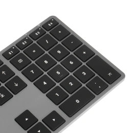Беспроводная клавиатура Satechi Slim X3 Bluetooth Keyboard-RU. Раскладка - Русская. Цвет- Серый космос. (ST-BTSX3M-RU)