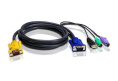 Кабель ATEN USB-PS/2 1.8M HYBRID CABLE., 1.8m 2L-5302UP