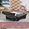 Электрогриль DOMFY Metal, DSM-EG703 серебристый