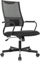 Кресло руководителя Бюрократ CH Balance, сетка/ткань, до 150кг, черный