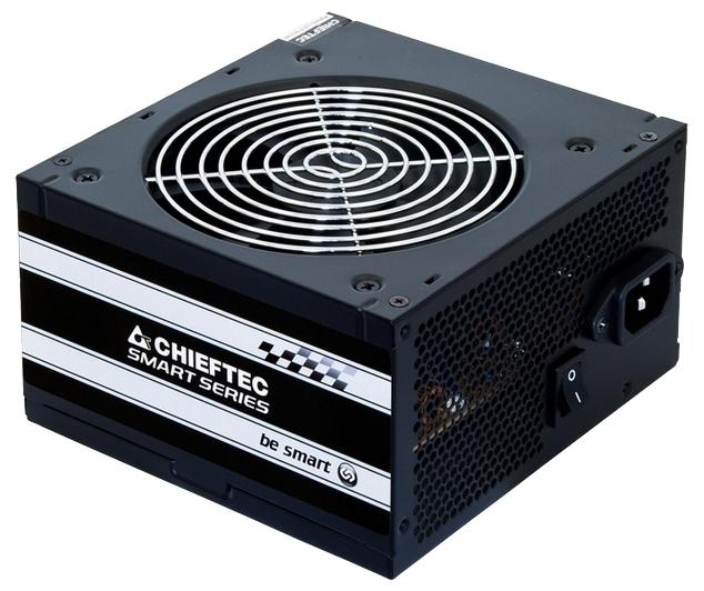 Блок питания Chieftec PSU GPS-500A8 500W Smart ser ATX2.3 230V Brown Box 12cm 80%+ Fan Active PFC 20+4, 8 4+4 p,8 6+2 p, 4xSATA, 2xMolex+Floppy