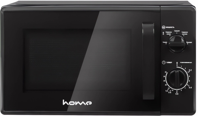 Микроволновая печь Home HMM207DB отдельностоящая, микроволны соло , объем: 20 л, выходная мощность микроволн: 700 Вт, управление: механическое, 5 режимов мощности, цвет: черный