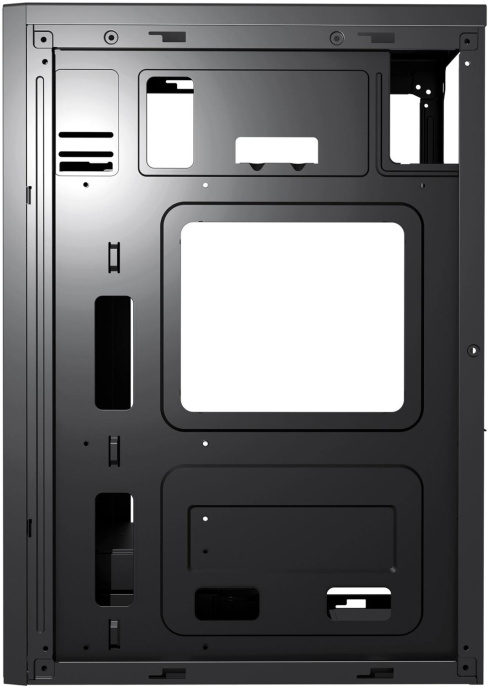 Корпус ATX KINGPRICE KPCC-MD203, Midi-Tower, без БП, черный
