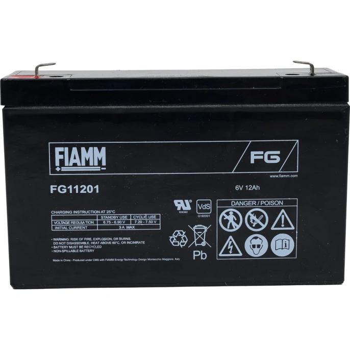 Батарея аккумуляторная 6 В, 12 Ач FIAMM FG11201