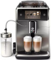 Кофемашина автоматическая Saeco SM8785/00, 15Бар, с автоматическим капучинатором, серебристый