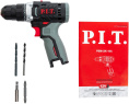 Дрель-шуруповёрт P.I.T. PBM12K-10A аккумуляторная, 12 В, 22 Нм, 10 мм, 2 ск, 0-350/1350 об/мин, коробка