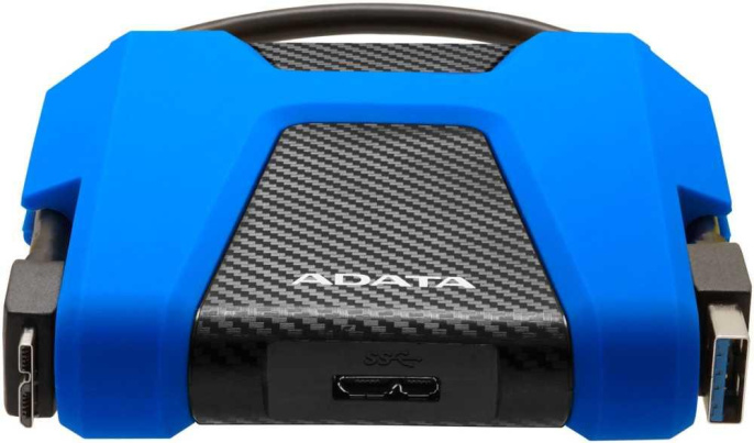 1ТБ Внешний диск HDD A-Data DashDrive Durable HD680, USB 3.0, синий [ahd680-1tu31-cbl]