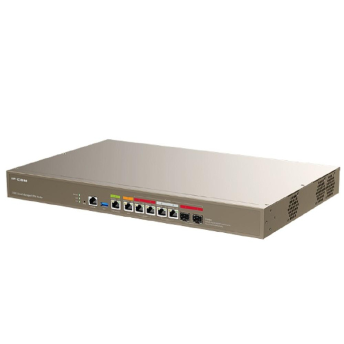 IP-COM M50-F 8-ми портовый высокоуровневый маршрутизатор 2,5Гбит c 2-мя SFP портами
