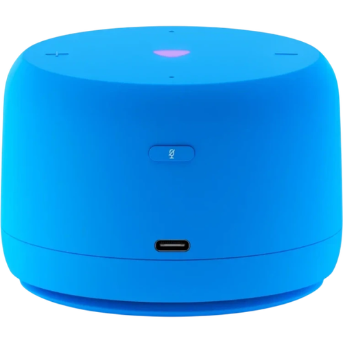 Умная колонка Yandex Станция Лайт 2 без часов Алиса синий 6W 1.0 BT/Wi-Fi 10м (YNDX-00028BLU)