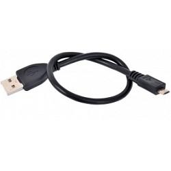 Gembird PRO CCP-mUSB2-AMBM-0,3m USB 2.0 кабель для соед. 0.3м AM-microBM 5 pin экран, черный, пакет